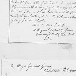 [Document, 1779 January 22]