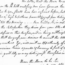 [Document, 1779 January 20]