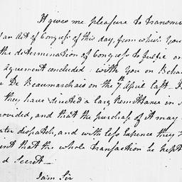 [Document, 1779 January 15]