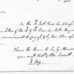 [Document, 1779 January 15]