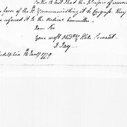 [Document, 1779 January 15]