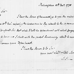 [Document, 1778 December 13]