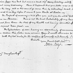 [Document, 1819 January 04]