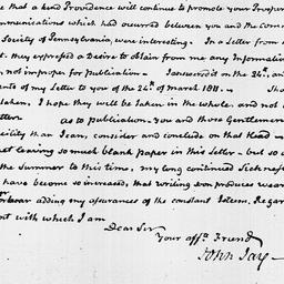 [Document, 1826 March 03]