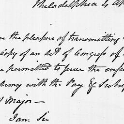 [Document, 1779 April 04]