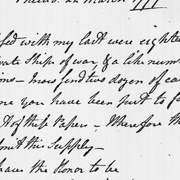 [Document, 1779 March 22]
