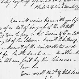 [Document, 1779 March 05]