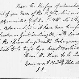 [Document, 1779 February 16]