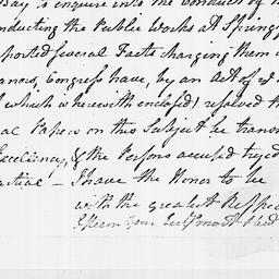 [Document, 1779 February 15]