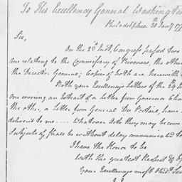 [Document, 1779 January 30]