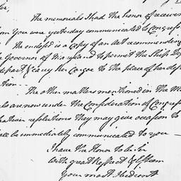 [Document, 1779 July 07]