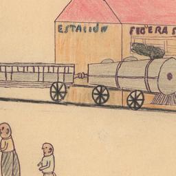 This Scene Shows The Depart...