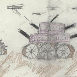Combat Between Two Tanks An...