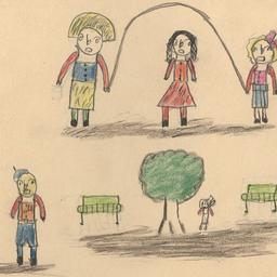 This Drawing Shows The Girl...