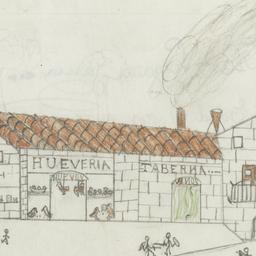 Drawing Of A Commercial Street