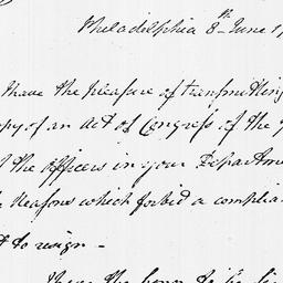 [Document, 1779 June 08]