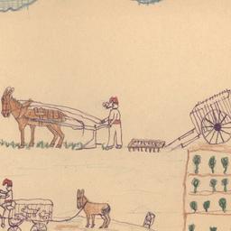 This Drawing Shows Farmers ...