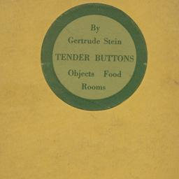 Tender Buttons, Objects, Fo...