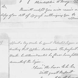 [Document, 1779 May 30]