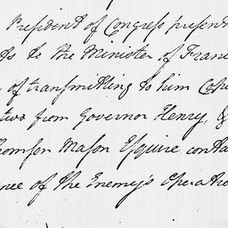 [Document, 1779 May 22]