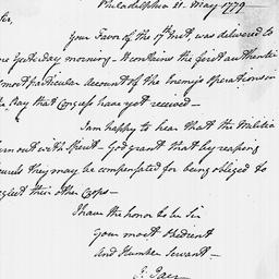 [Document, 1779 May 21]