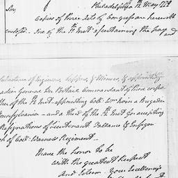 [Document, 1779 May 12]