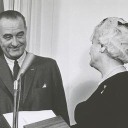 Photograph of President Joh...