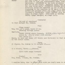 Kiss Me, Kate, "Script...