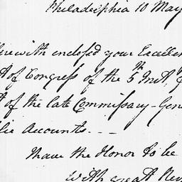 [Document, 1779 May 10]