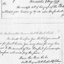 [Document, 1779 May 04]