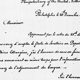 [Document, 1784 December 28]