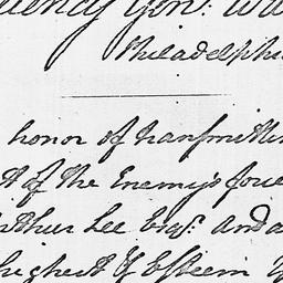 [Document, 1779 August 30]