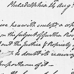 [Document, 1779 August 24]
