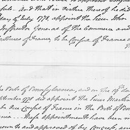 [Document, 1779 August 22]