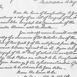 [Document, 1779 August 16]