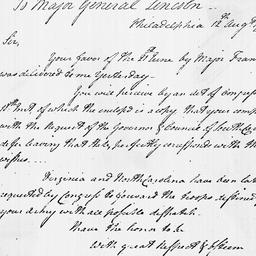 [Document, 1779 August 12]