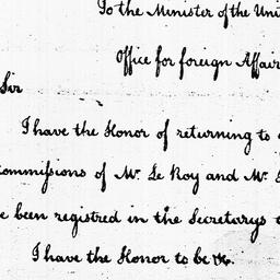 [Document, 1785 May 18]