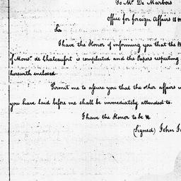 [Document, 1785 May 18]