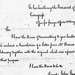 [Document, 1785 May 10]