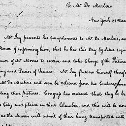[Document, 1785 March 31]
