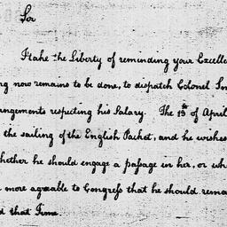 [Document, 1785 March 31]