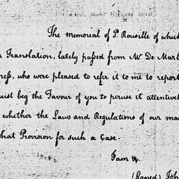 [Document, 1785 March 30]