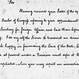 [Document, 1785 March 14]