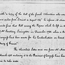 [Document, 1785 March 19]