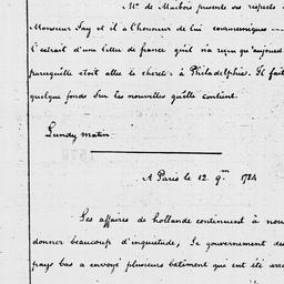 [Document, 1785 January 31]