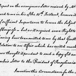 [Document, 1785 February 15]