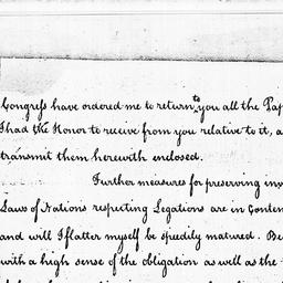 [Document, 1785 August 31]