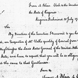[Document, 1785 July 28]