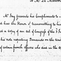[Document, 1785 August 09]