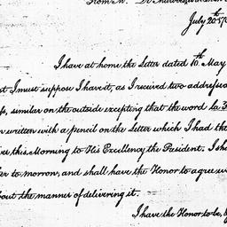 [Document, 1785 July 20]